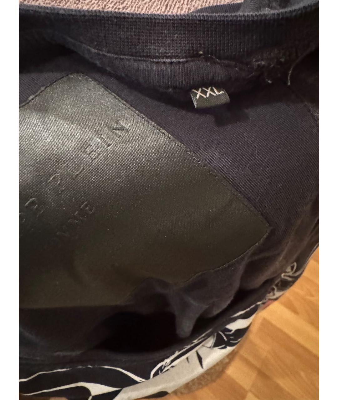 PHILIPP PLEIN Черная хлопковая футболка, фото 5