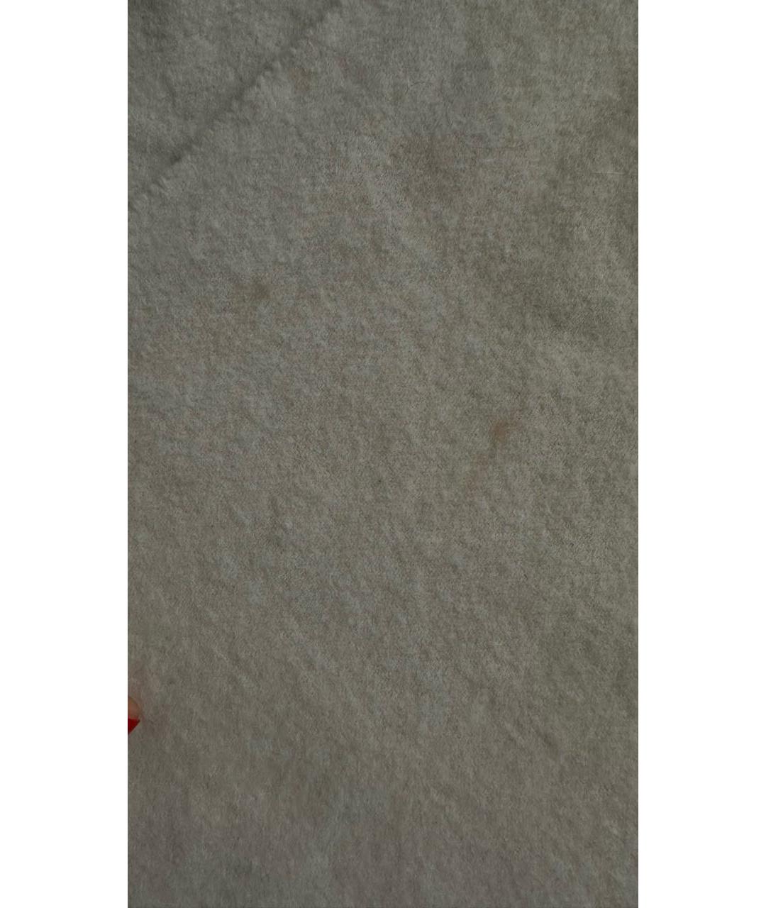 ACNE STUDIOS Бежевый шерстяной шарф, фото 4