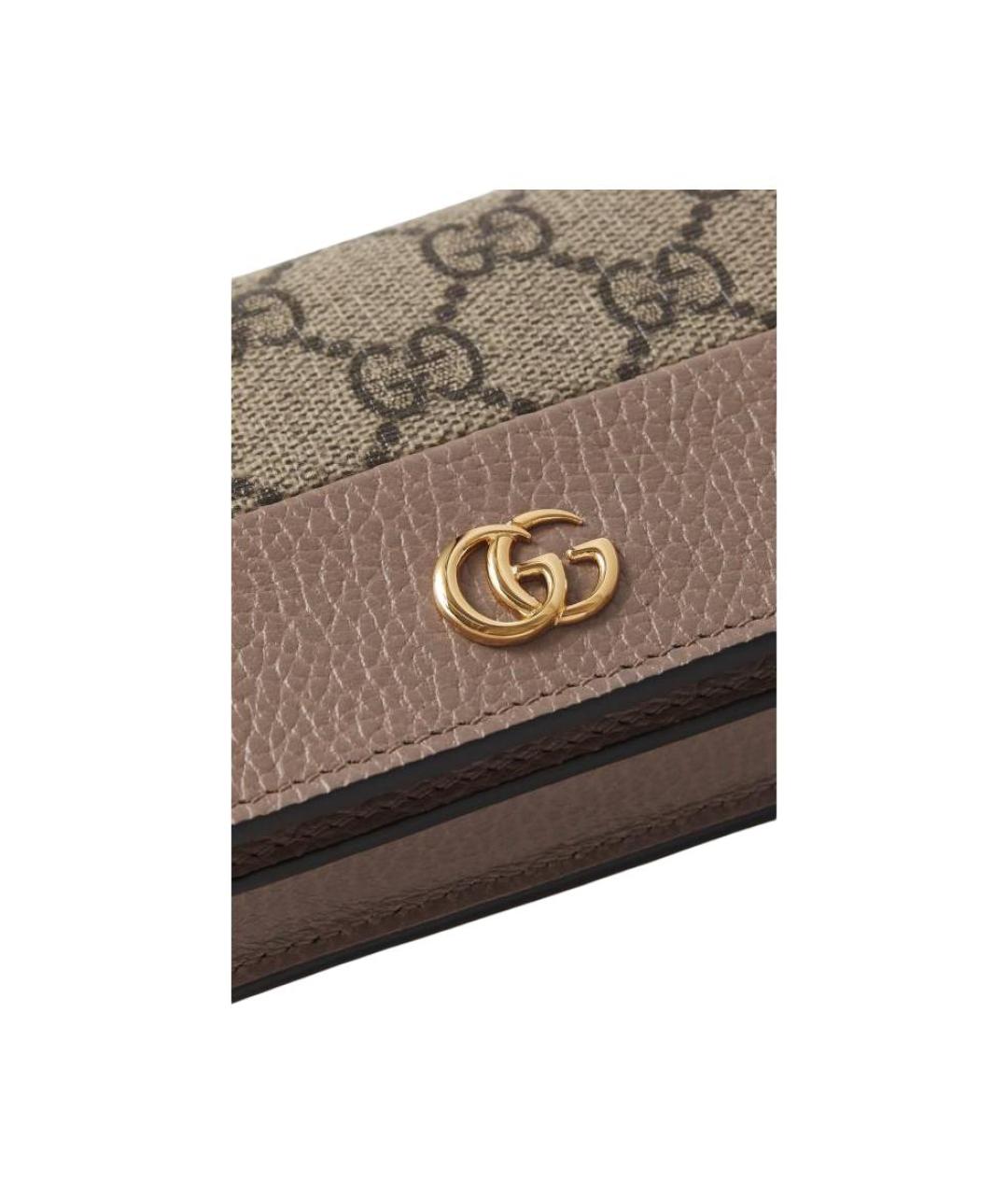 GUCCI Коричневый кардхолдер, фото 3