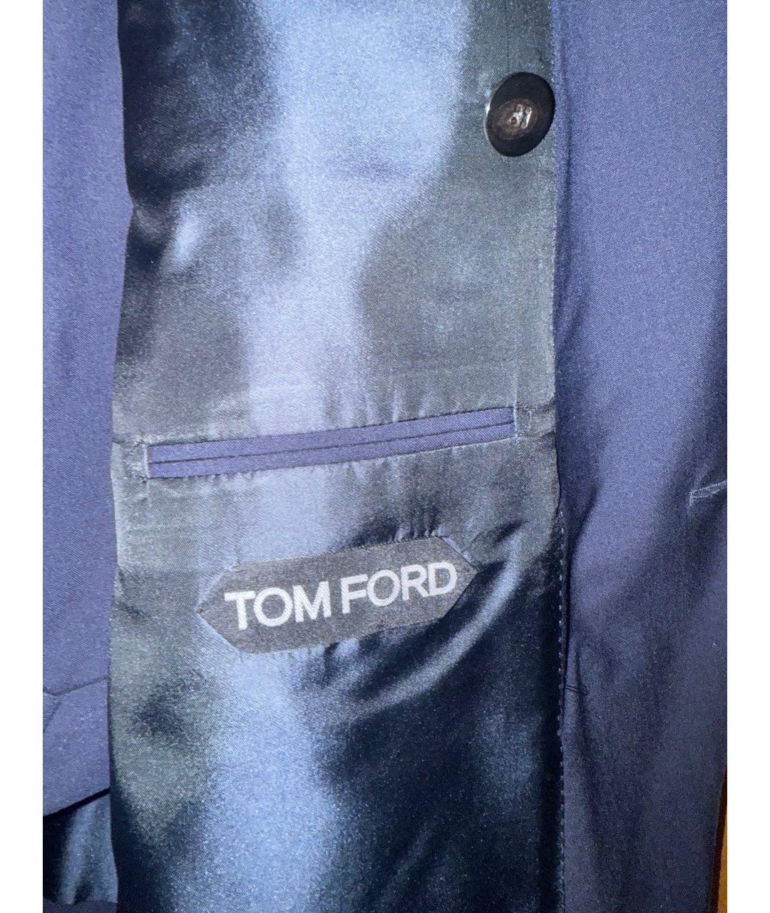 TOM FORD Темно-синий классический костюм, фото 7