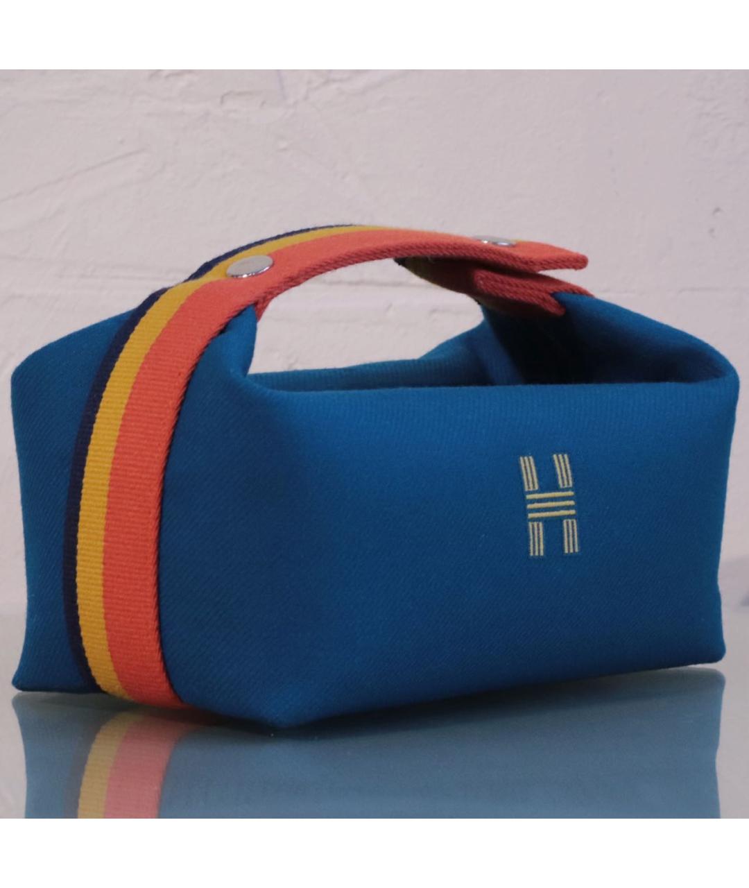 HERMES Мульти хлопковая косметичка, фото 3