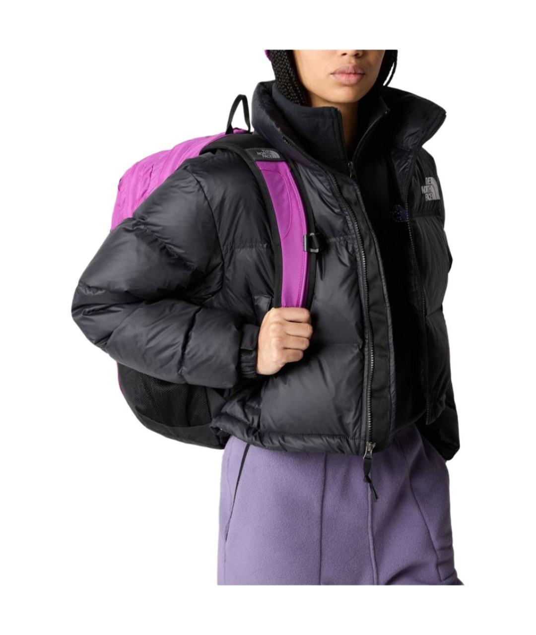 THE NORTH FACE Черный полиамидовый пуховик, фото 3