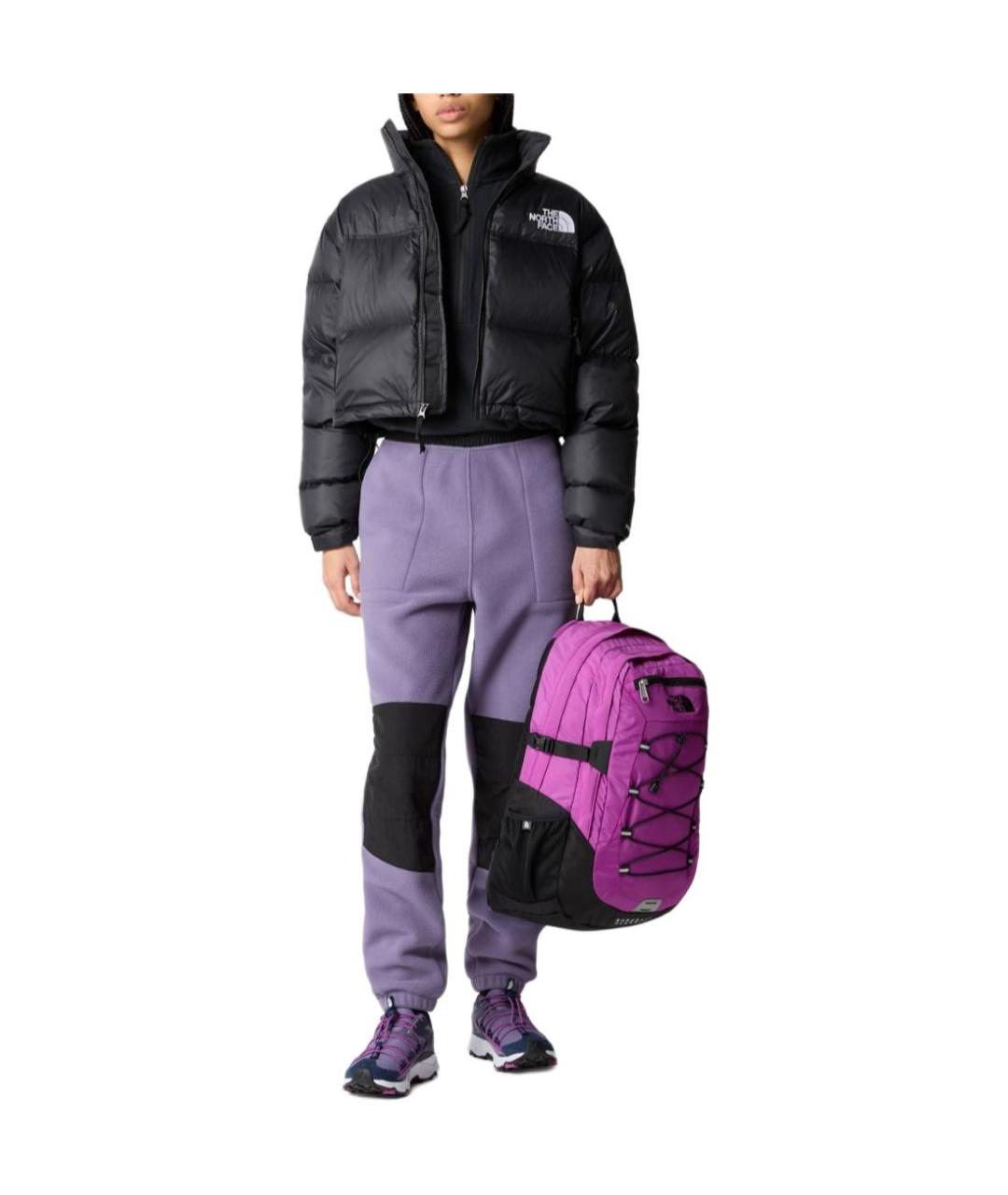 THE NORTH FACE Черный полиамидовый пуховик, фото 5