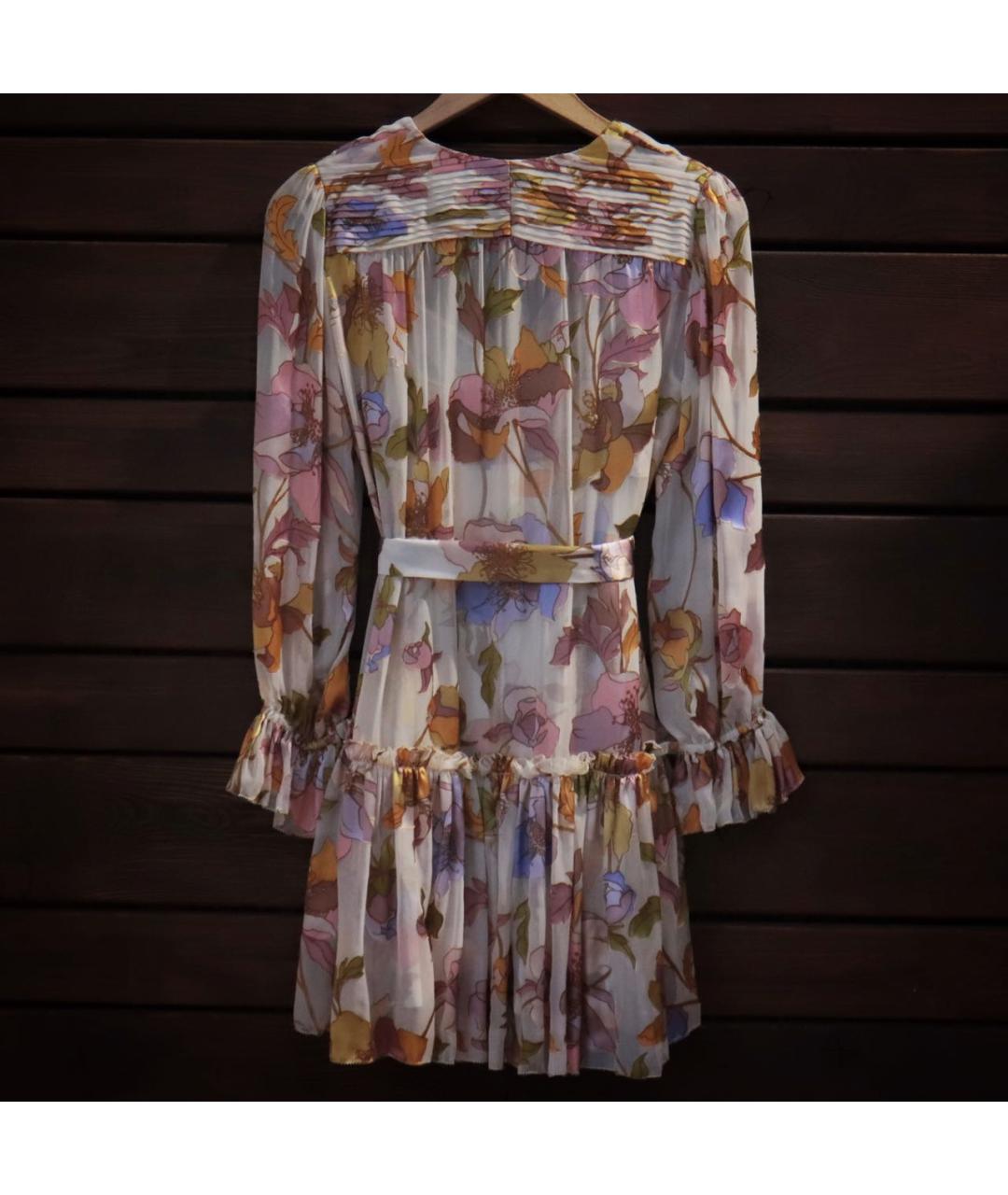ZIMMERMANN Мульти шелковое повседневное платье, фото 5