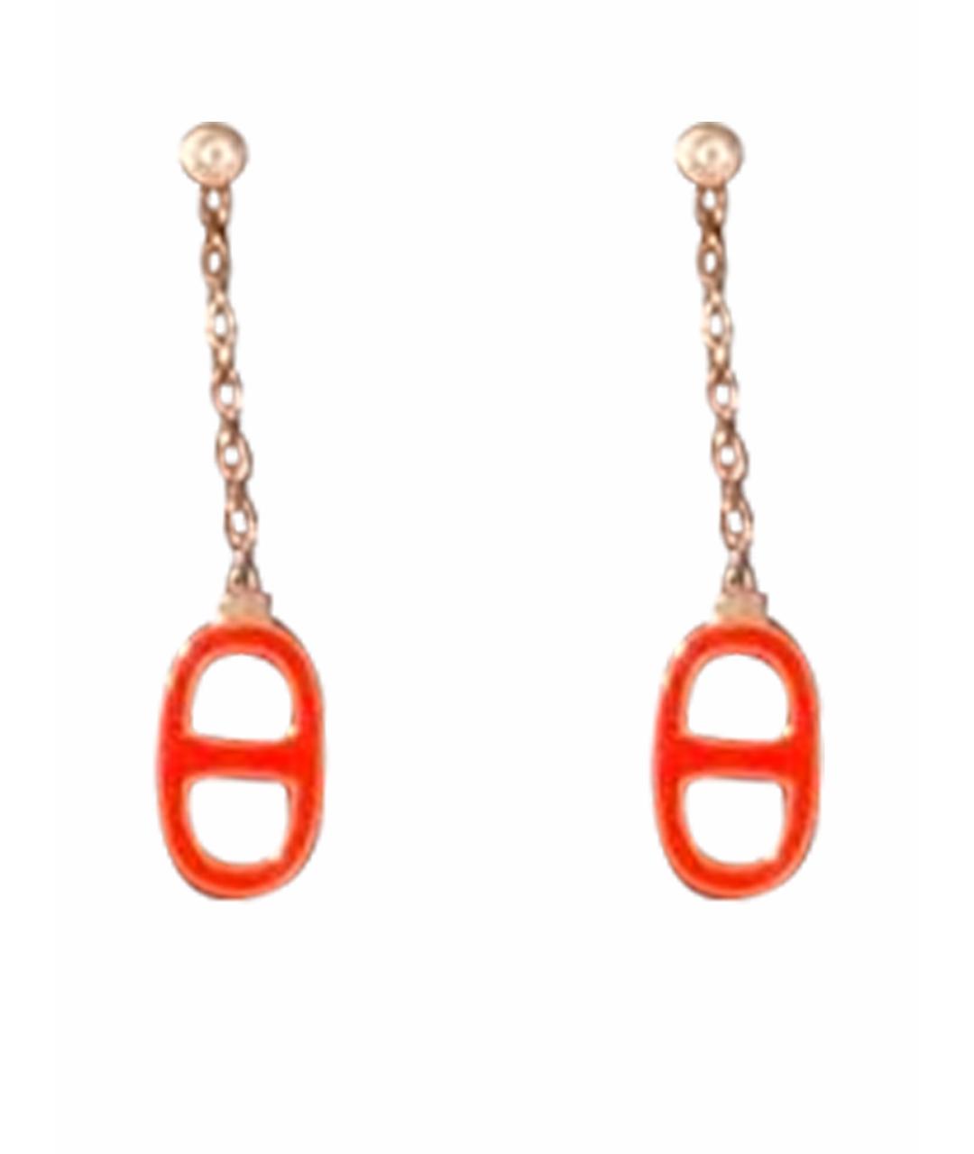 HERMES Золотые серьги, фото 1