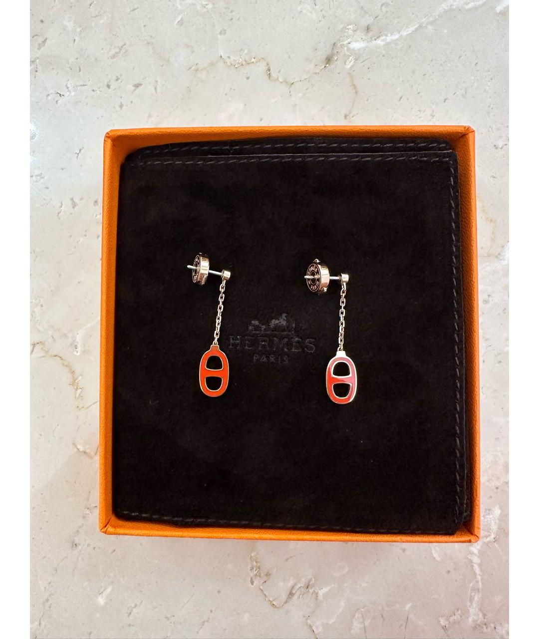 HERMES Золотые серьги, фото 3