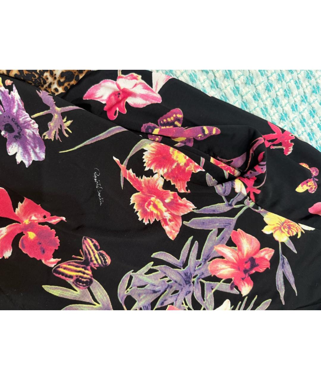 ROBERTO CAVALLI Мульти вискозное повседневное платье, фото 8