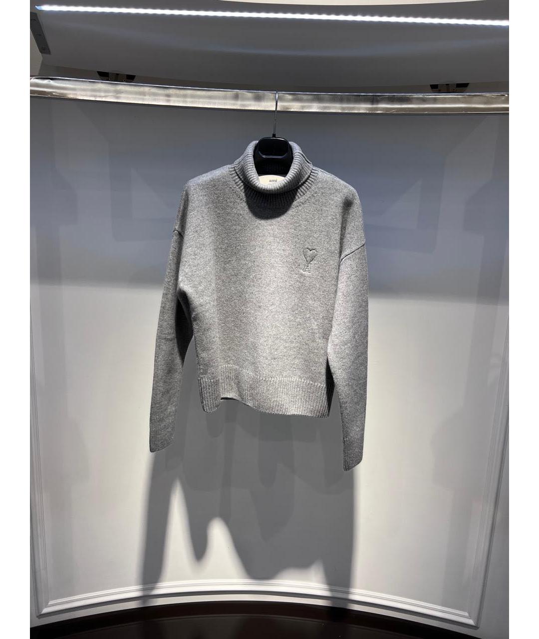 Ami Paris Серый джемпер / свитер, фото 3