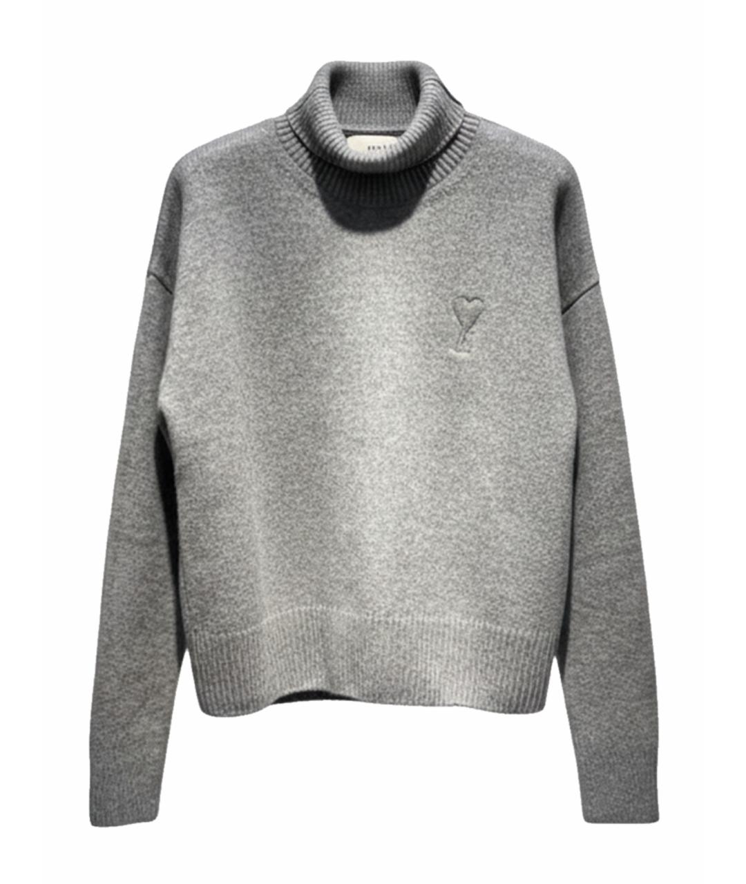 Ami Paris Серый джемпер / свитер, фото 1