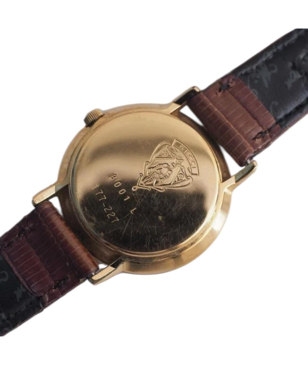 GUCCI Золотые позолоченные часы, фото 3