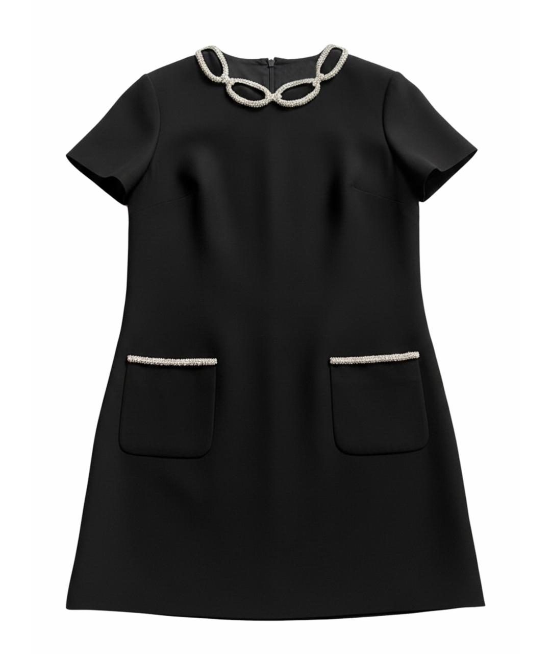 VALENTINO Черное повседневное платье, фото 1