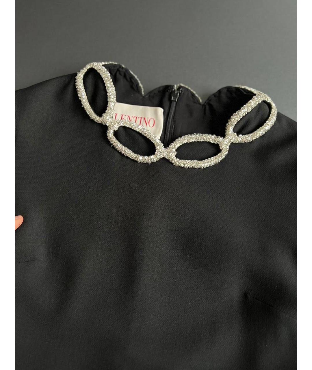 VALENTINO Черное повседневное платье, фото 2