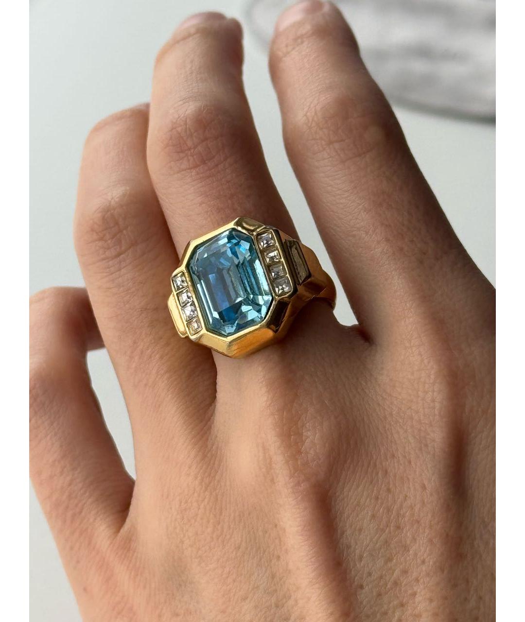 CHRISTIAN DIOR Золотое металлическое кольцо, фото 8