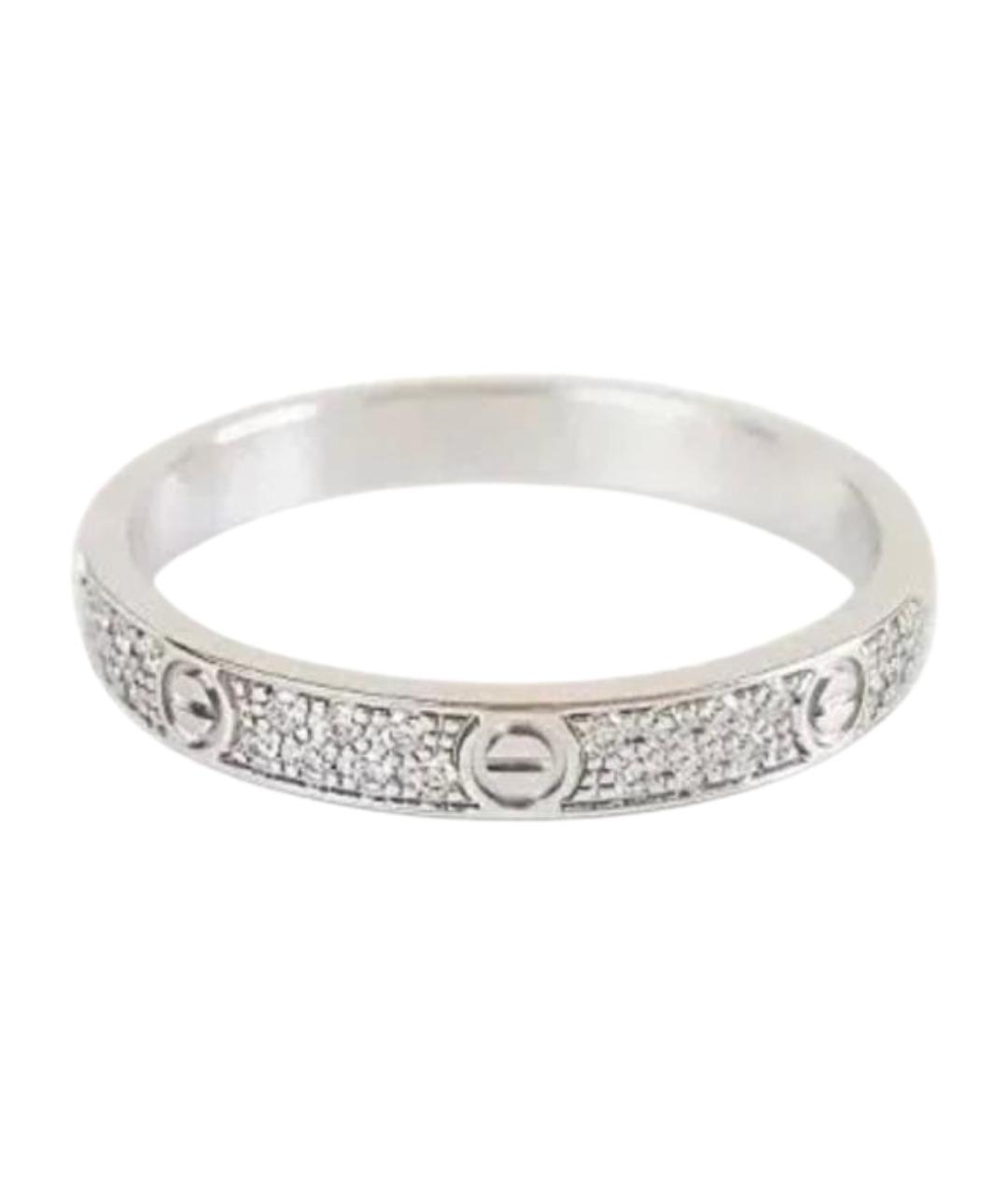 CARTIER Серебряное кольцо из белого золота, фото 1