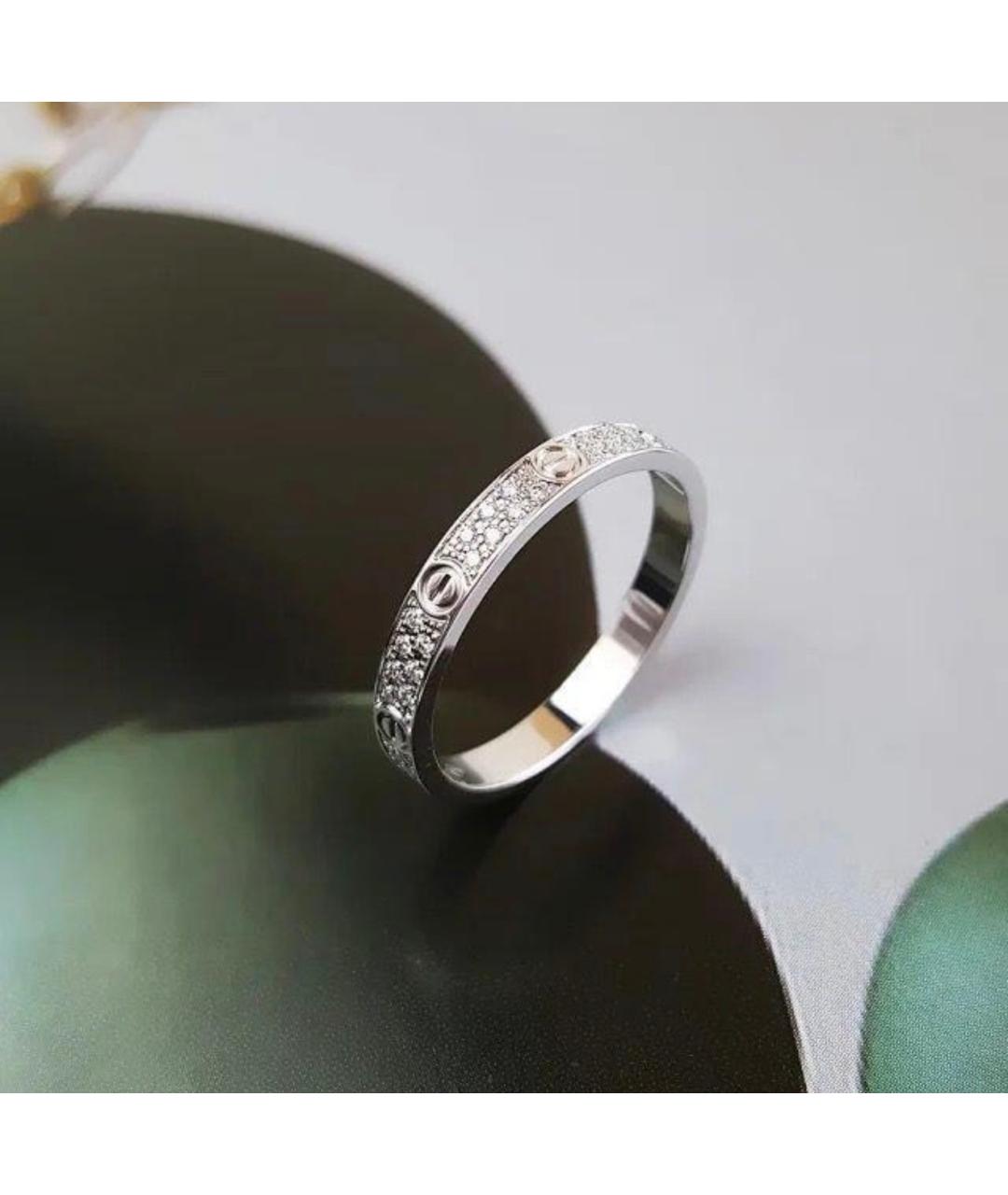 CARTIER Серебряное кольцо из белого золота, фото 4
