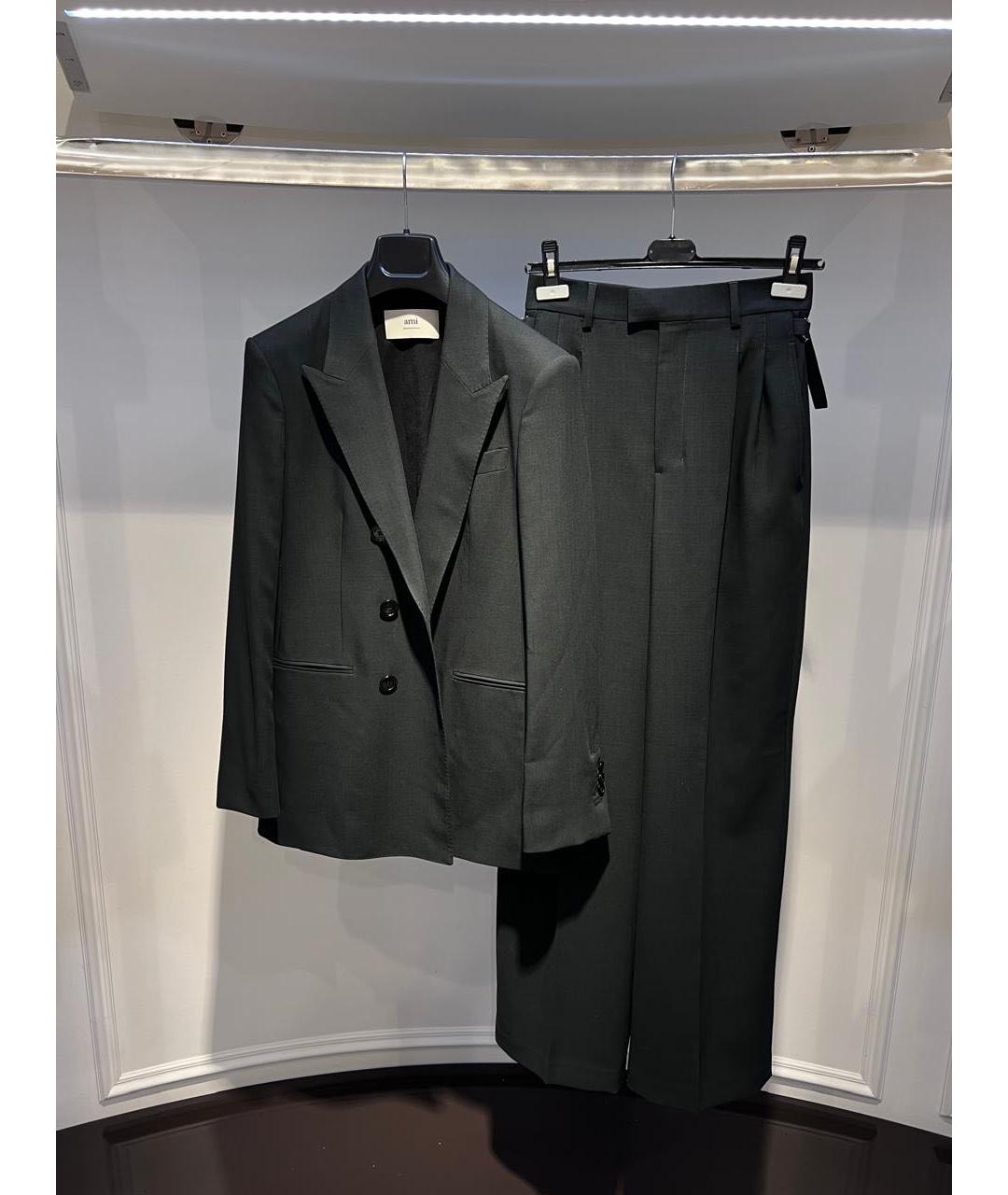 Ami Paris Черный костюм с брюками, фото 3