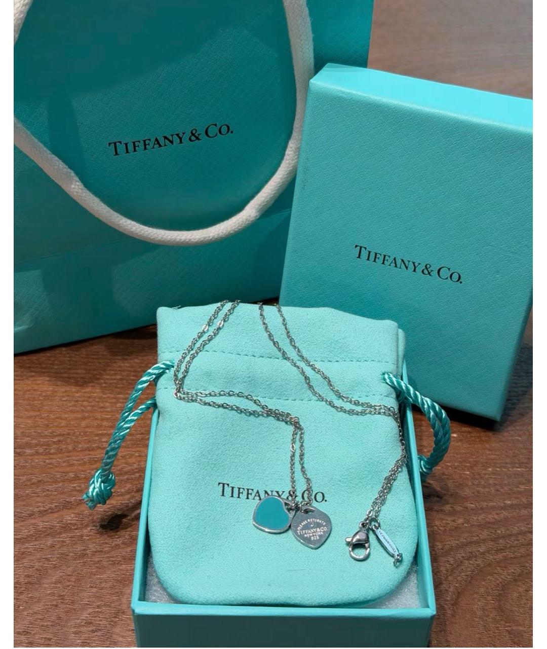 TIFFANY&CO Серебряная серебряная подвеска, фото 6