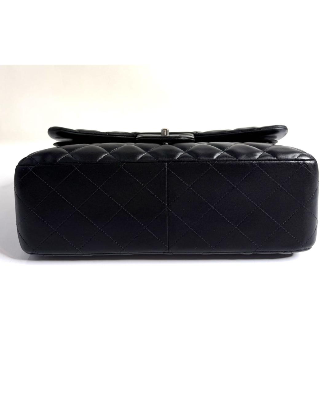 CHANEL Черная кожаная сумка через плечо, фото 4