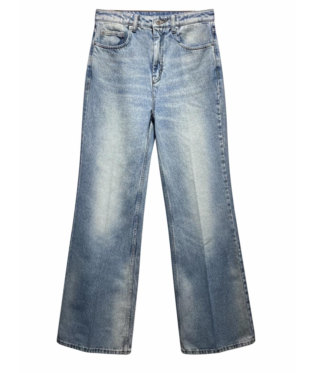 Ami Paris Голубые хлопковые джинсы клеш, фото 1