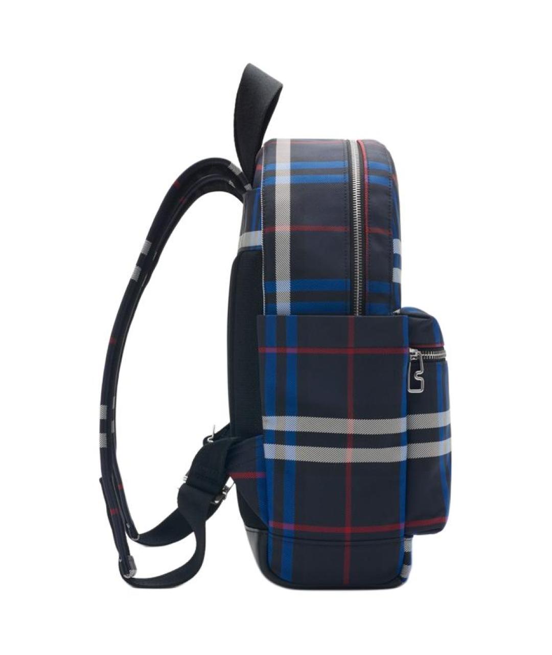 BURBERRY Синий синтетический рюкзак, фото 2