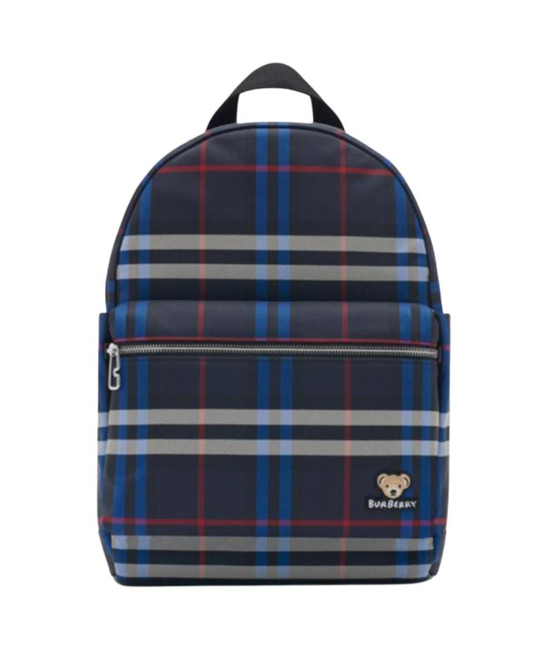 BURBERRY Синий синтетический рюкзак, фото 1