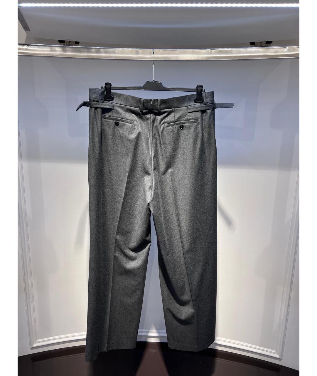 Ami Paris Серые классические брюки, фото 2