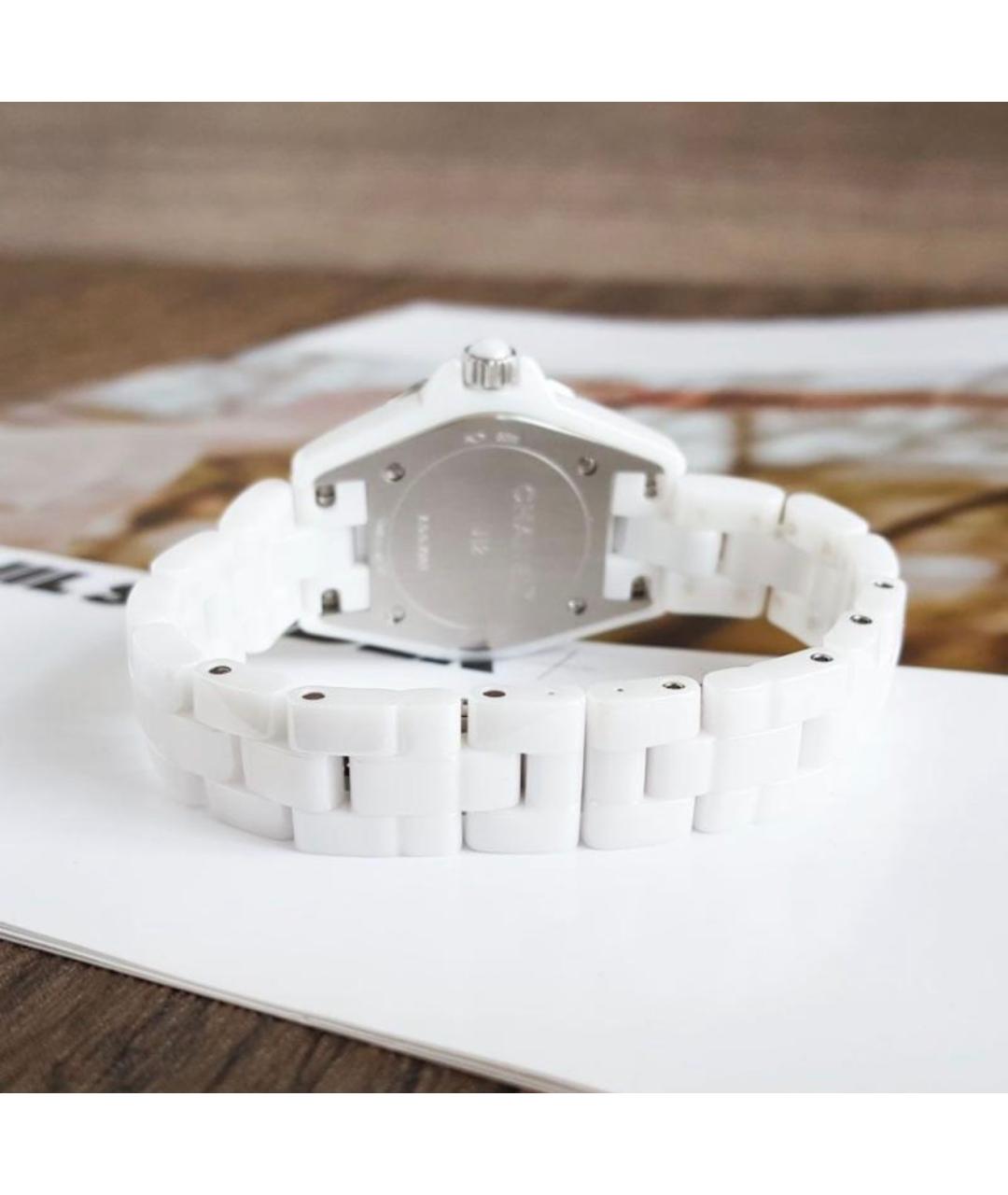 CHANEL Белые часы, фото 4