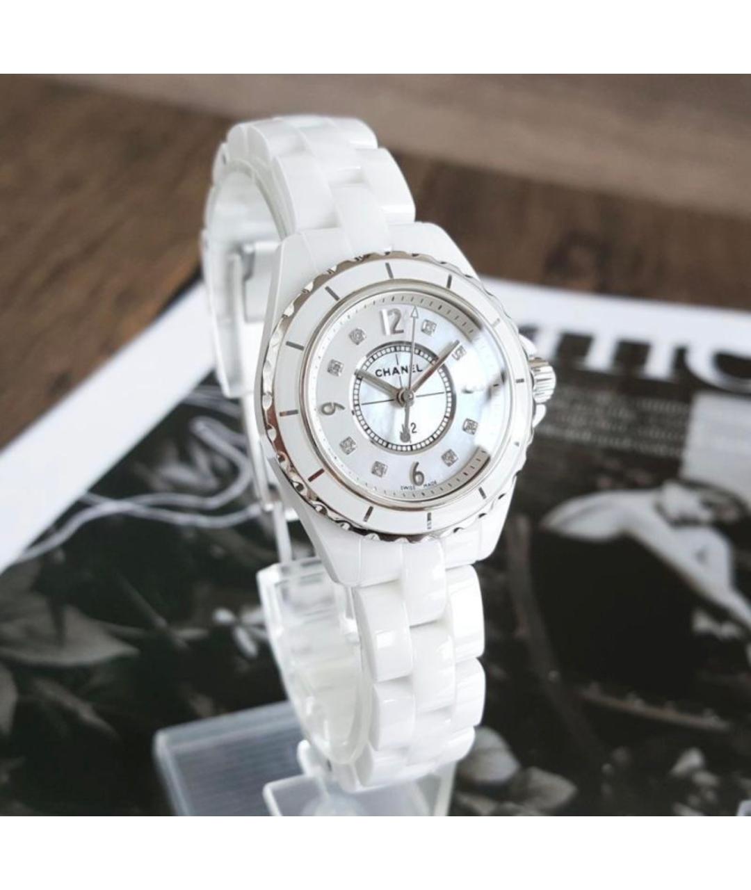 CHANEL Белые часы, фото 6