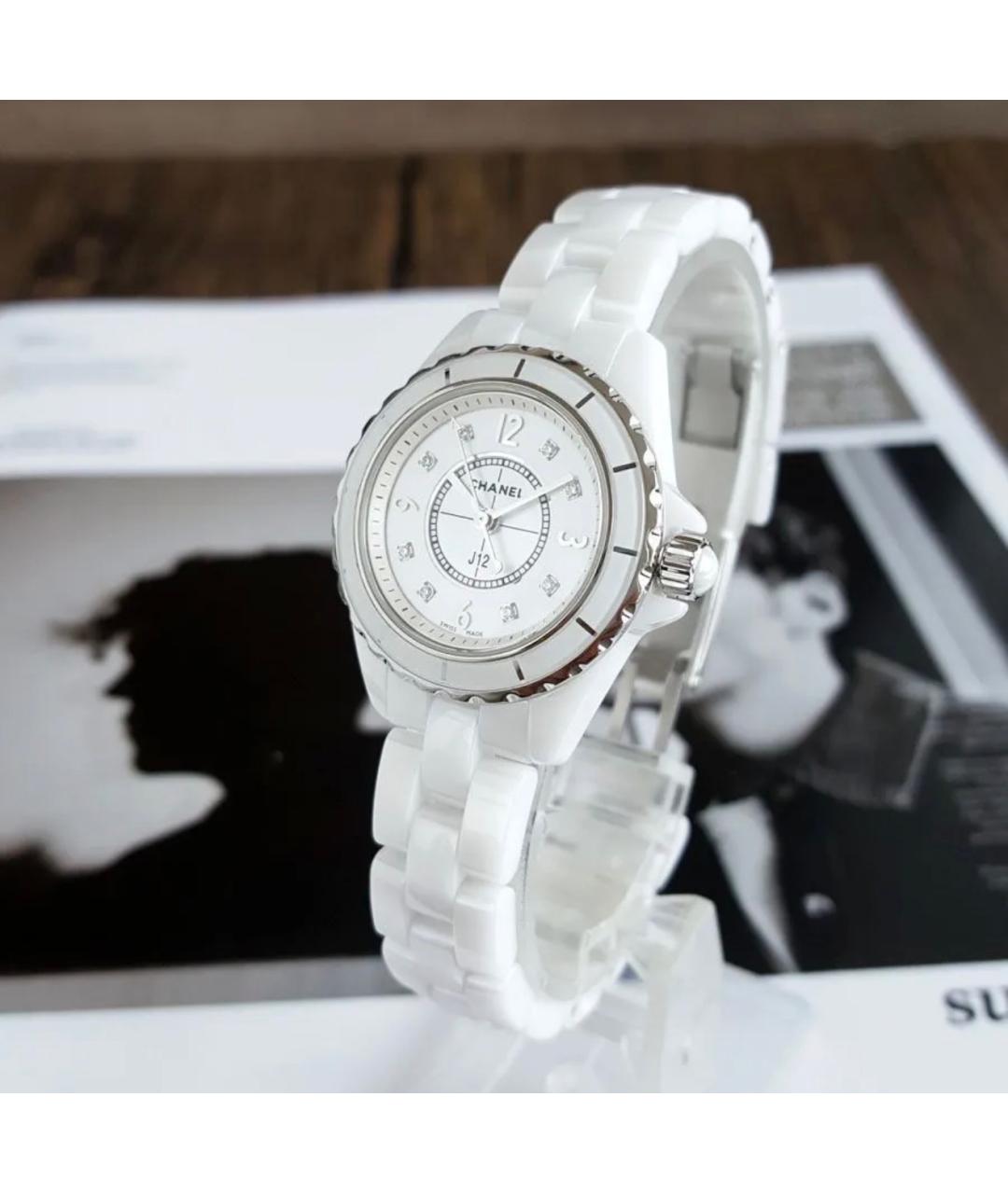 CHANEL Белые часы, фото 5