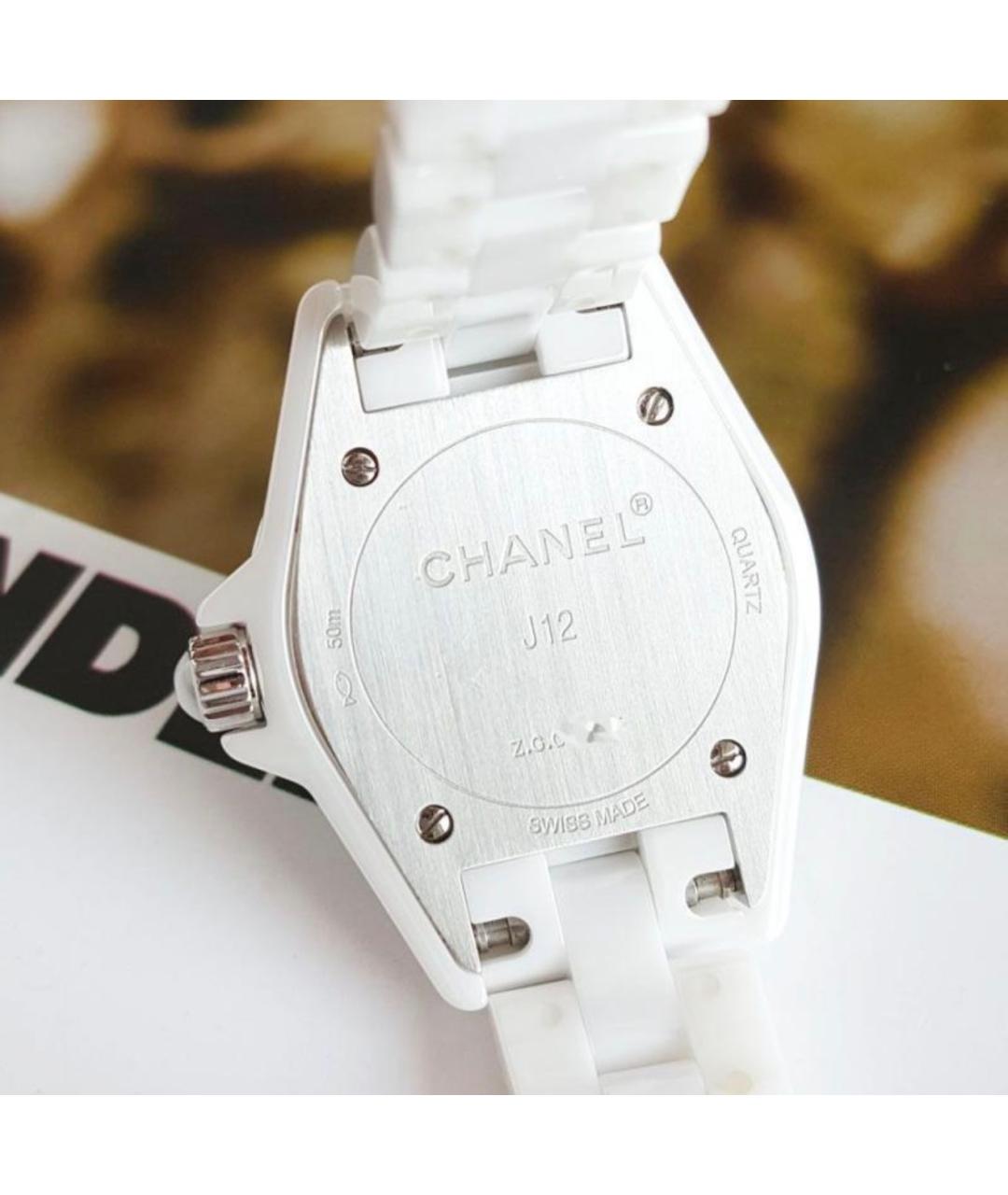 CHANEL Белые часы, фото 3