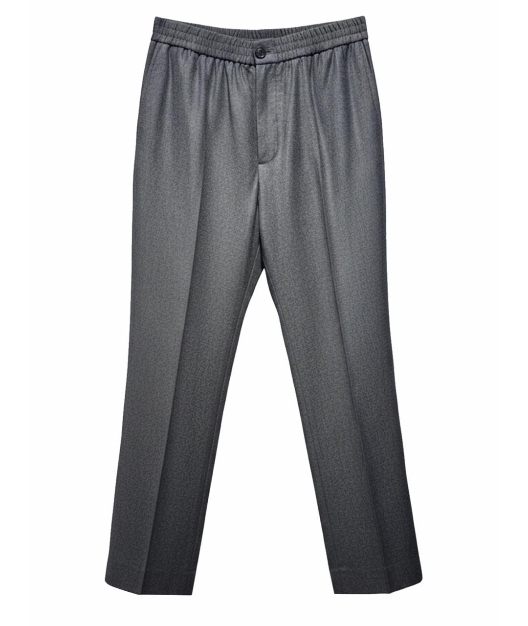 Ami Paris Серые классические брюки, фото 1