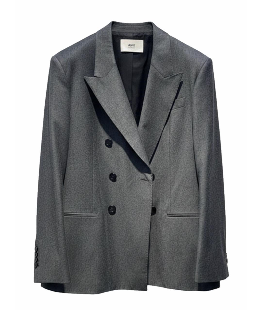 Ami Paris Серый пиджак, фото 1