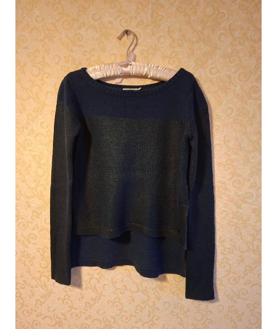 CALVIN KLEIN Темно-синий хлопковый джемпер / свитер, фото 8