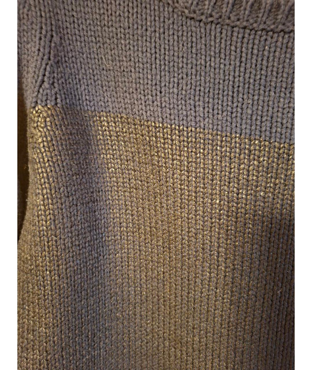 CALVIN KLEIN Темно-синий хлопковый джемпер / свитер, фото 4