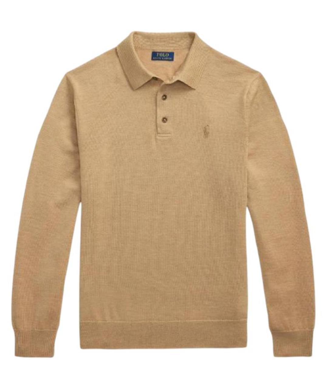 POLO RALPH LAUREN Коричневый джемпер / свитер, фото 1