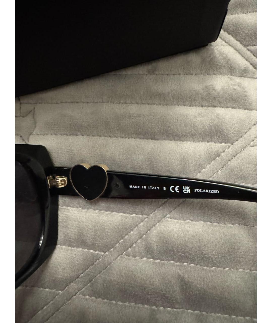 CHANEL Черные пластиковые солнцезащитные очки, фото 5