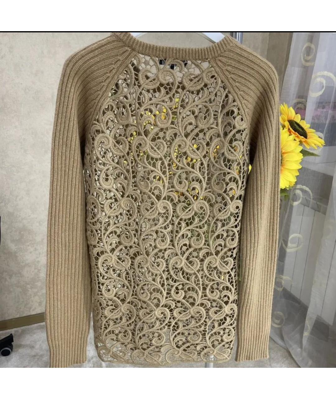 DOLCE&GABBANA Бежевый джемпер / свитер, фото 2