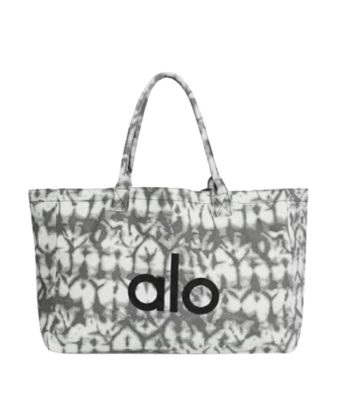 ALO YOGA Серая хлопковая дорожная/спортивная сумка, фото 1