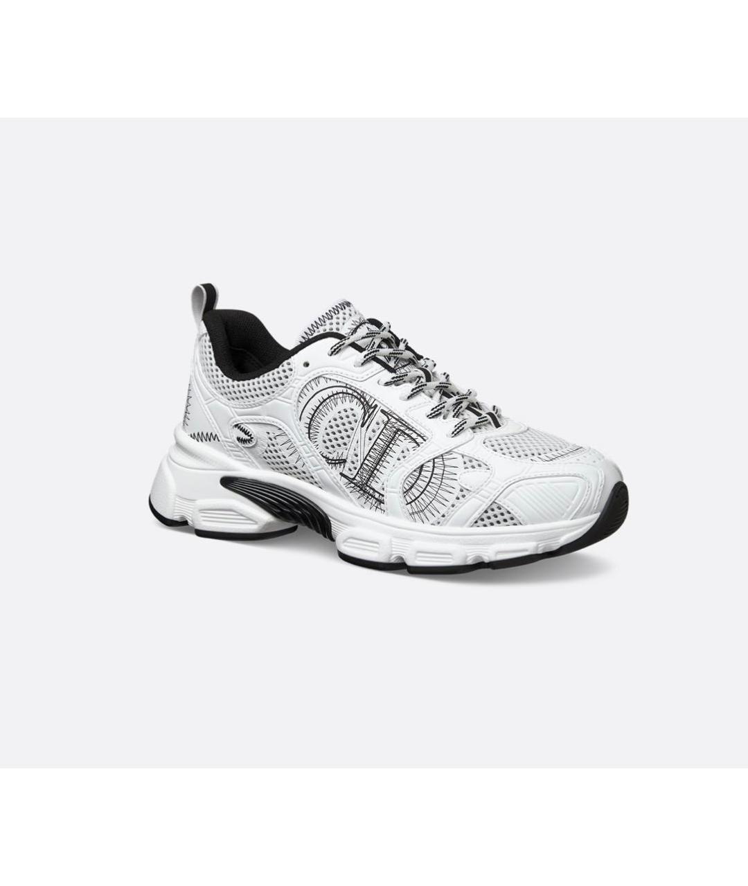 CHRISTIAN DIOR Белые кожаные кроссовки, фото 6