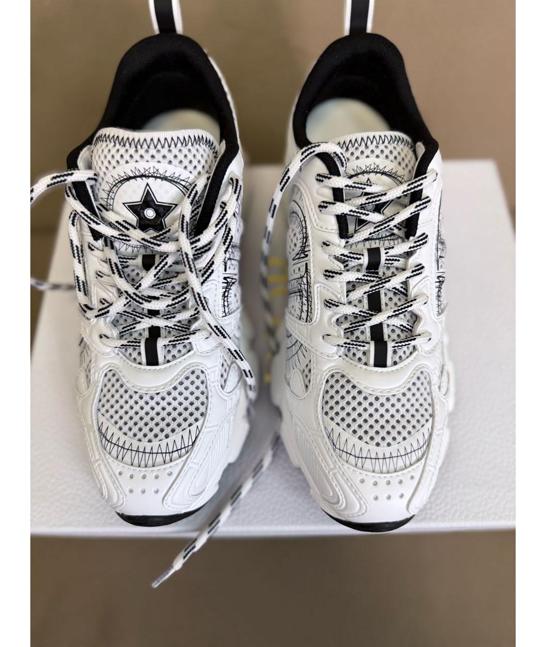 CHRISTIAN DIOR Белые кожаные кроссовки, фото 2