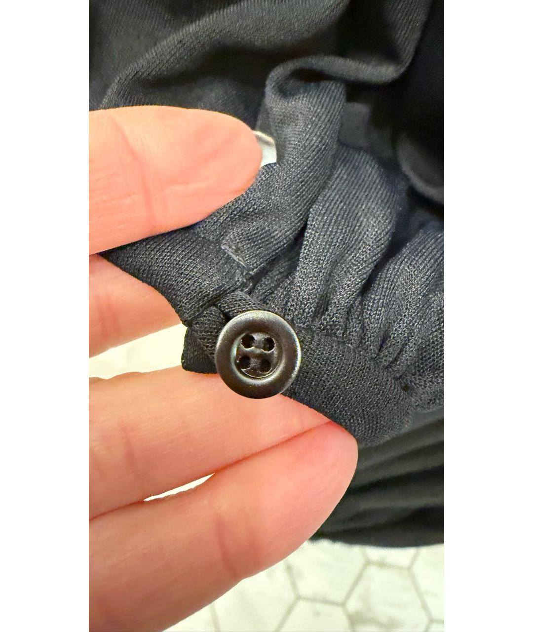 CHRISTIAN DIOR Черное вискозное коктейльное платье, фото 4