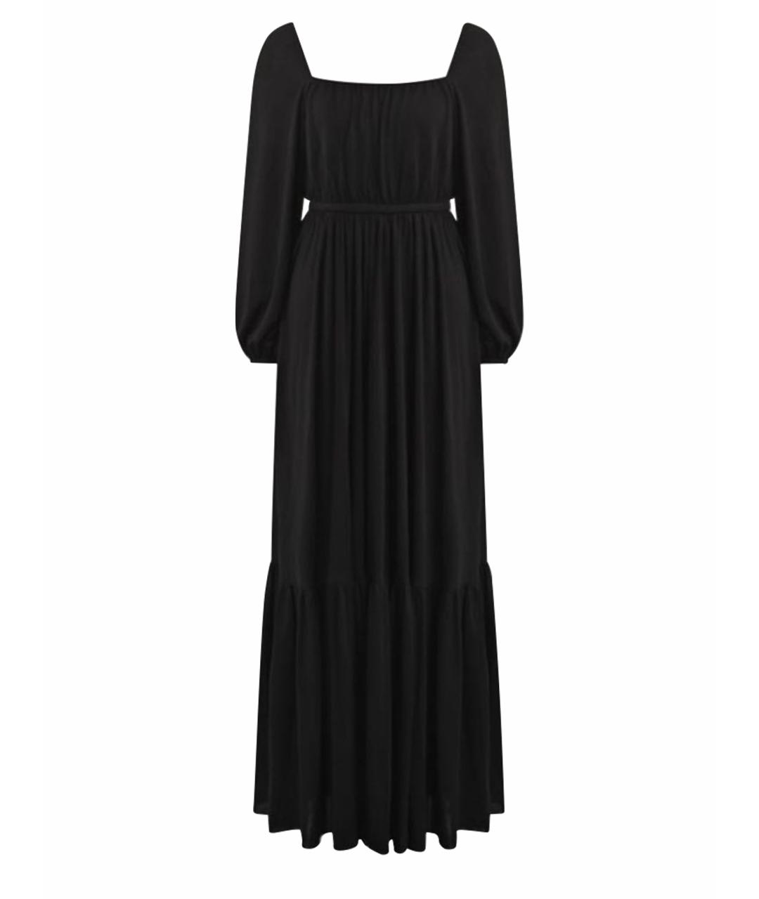 CHRISTIAN DIOR Черное вискозное коктейльное платье, фото 1