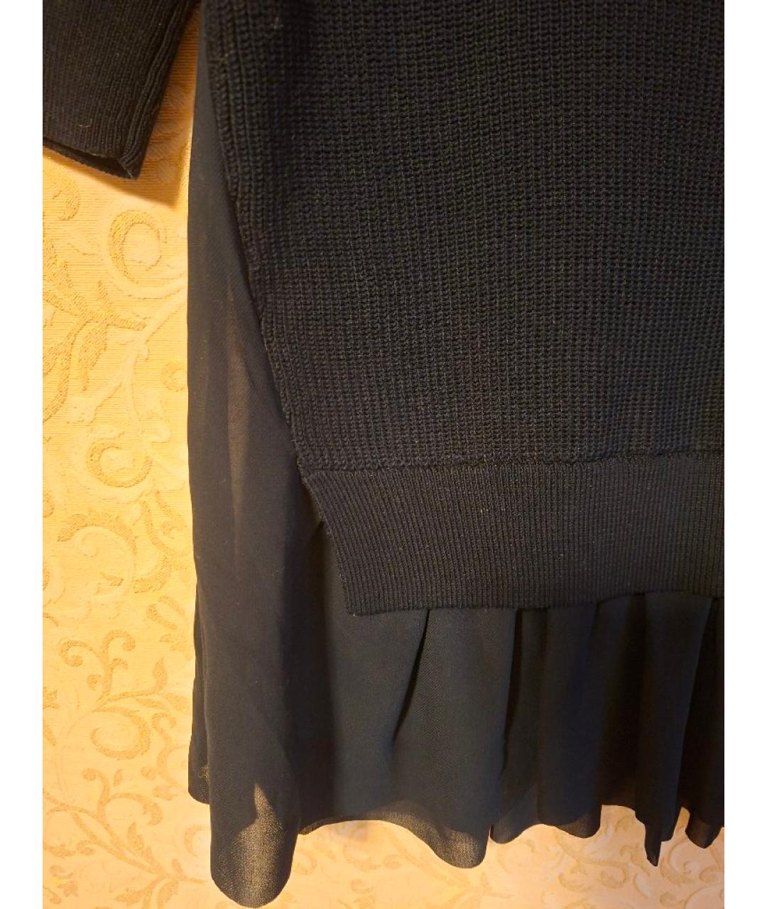 COS Темно-синий хлопковый джемпер / свитер, фото 4