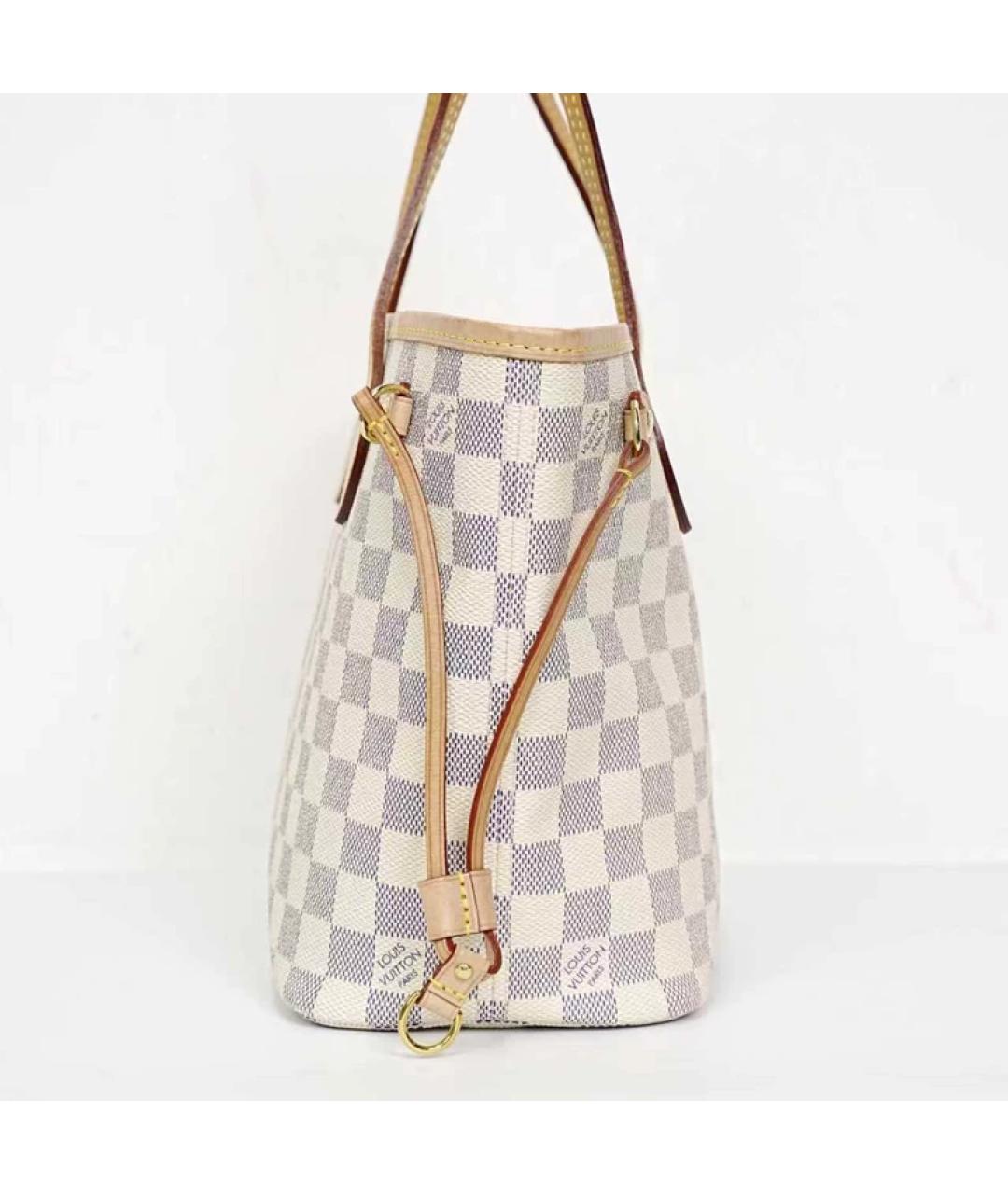 LOUIS VUITTON Бежевая сумка с короткими ручками, фото 6