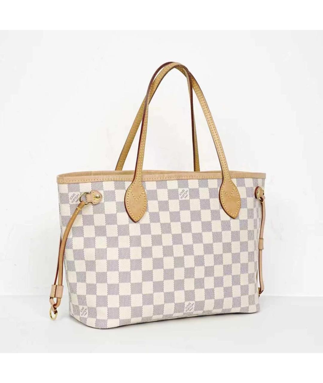 LOUIS VUITTON Бежевая сумка с короткими ручками, фото 5