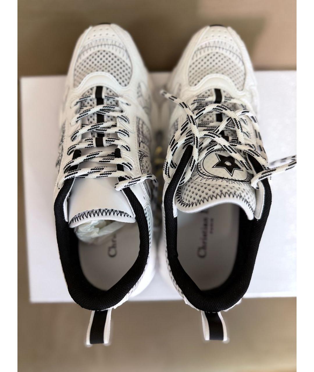 CHRISTIAN DIOR Белые кожаные кроссовки, фото 3