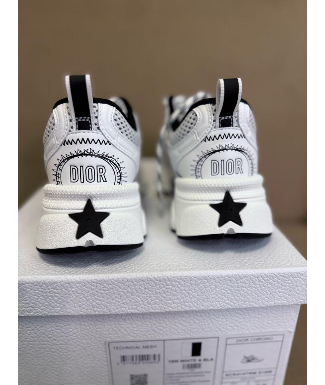 CHRISTIAN DIOR Белые кожаные кроссовки, фото 7