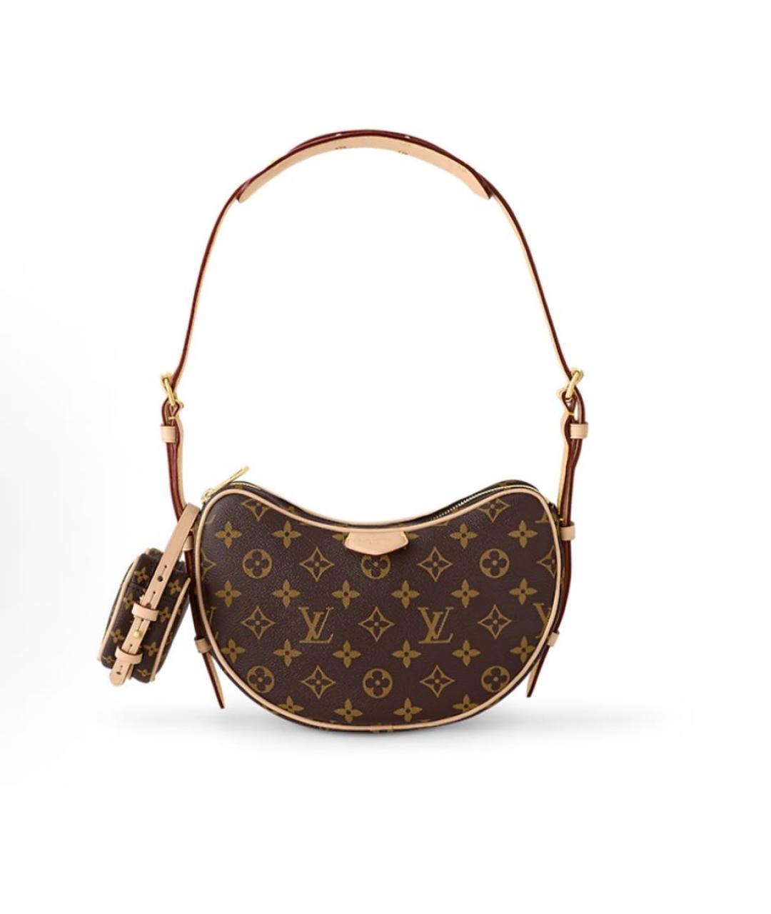 LOUIS VUITTON Коричневая сумка с короткими ручками, фото 5