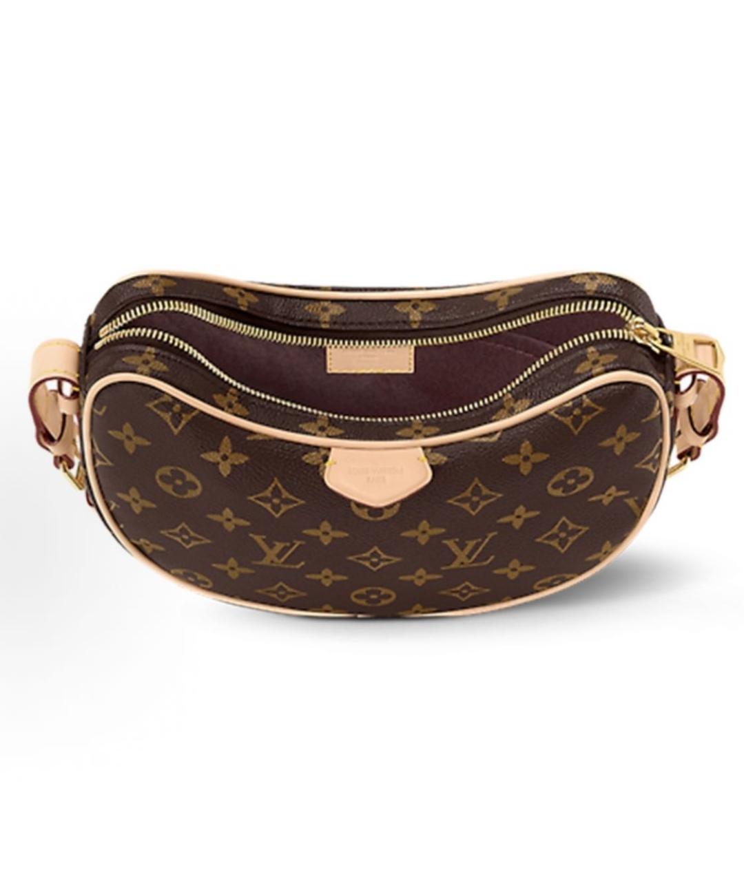 LOUIS VUITTON Коричневая сумка с короткими ручками, фото 4