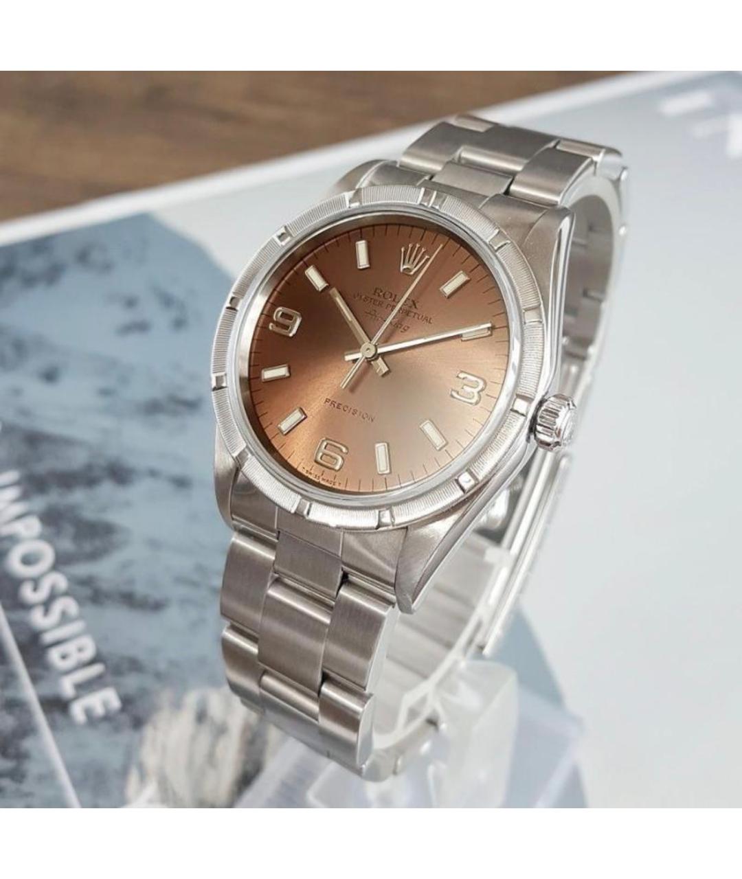 ROLEX Серебряные часы, фото 4